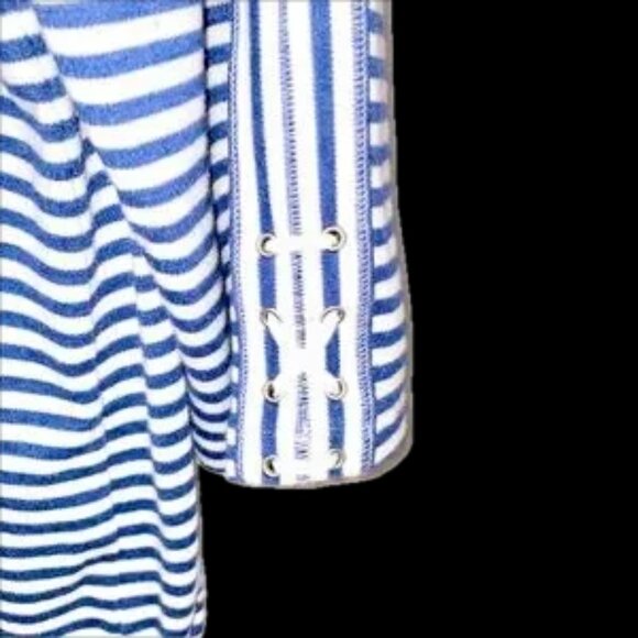 NWOT Beautiful terry knit custom made cropped arms size L ladies sailor style - Picture 5 of 6